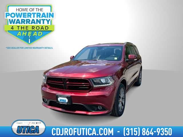 2018 Dodge Durango GT in Octane Red Pearlcoat — front three-quarter view