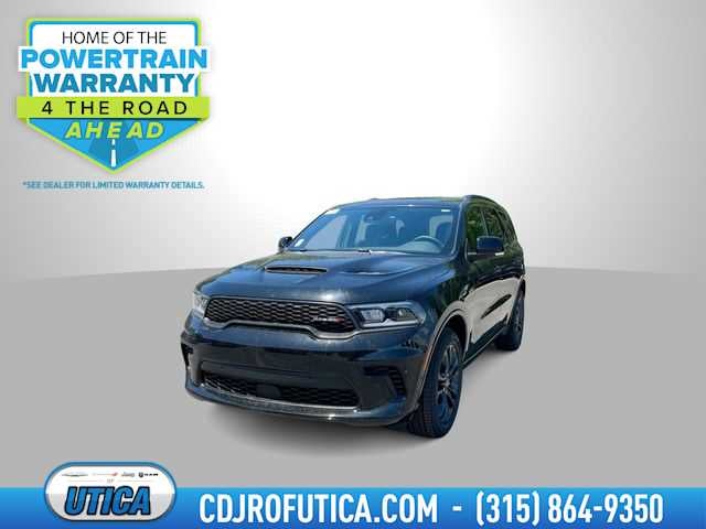 2026 Dodge Durango DURANGO GT PLUS AWD in Diamond Black Clear-Coat Exterior Paint — front three-quarter view