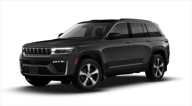 2026 Jeep Grand Cherokee GRAND CHEROKEE LIMITED 4X4 in Baltic Gray Metallic Clear-Coat Exterior Paint — front three-quarter view