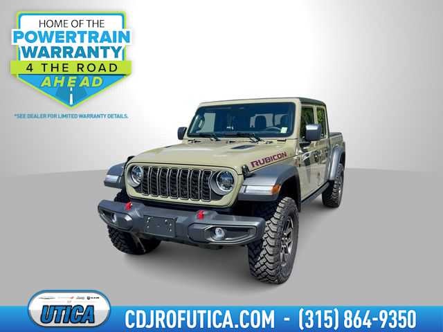 2026 Jeep Gladiator GLADIATOR RUBICON 4X4 in 41 Exterior Paint — front three-quarter view