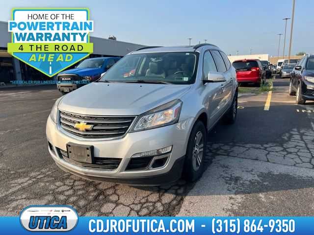 2017 Chevrolet Traverse LT in Silver Ice Metallic — front three-quarter view