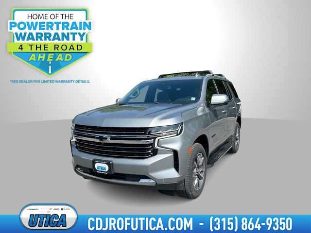 2023 Chevrolet Tahoe 4WD LT in Sterling Gray Metallic — front three-quarter view