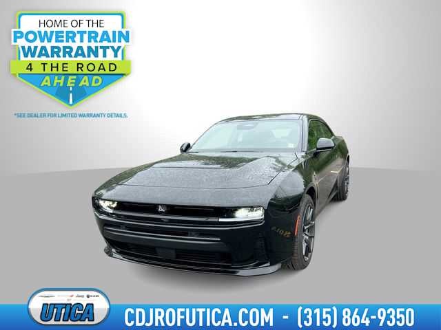 2026 Dodge Charger CHARGER SCAT PACK 2-DOOR AWD in Diamond Black Crystal Pearlcoat — front three-quarter view