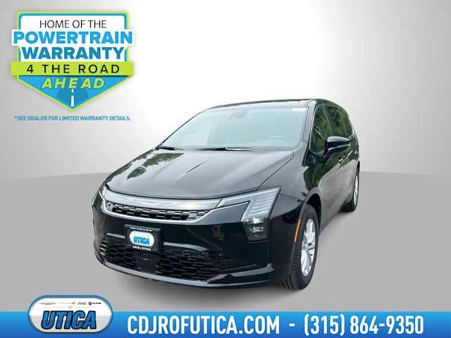 2027 Chrysler Pacifica PACIFICA SELECT AWD in Diamond Black Crystal Pearl-Coat Exterior Paint — front three-quarter view