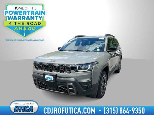 2026 Jeep Cherokee CHEROKEE LIMITED 4X4 in Sting-Gray Clear-Coat Exterior Paint — front three-quarter view