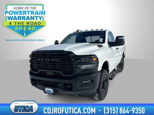 2026 RAM Ram 2500 RAM 2500 TRADESMAN REGULAR CAB 4X4 8' BOX in Bright White Clear-Coat Exterior Paint — front three-quarter view