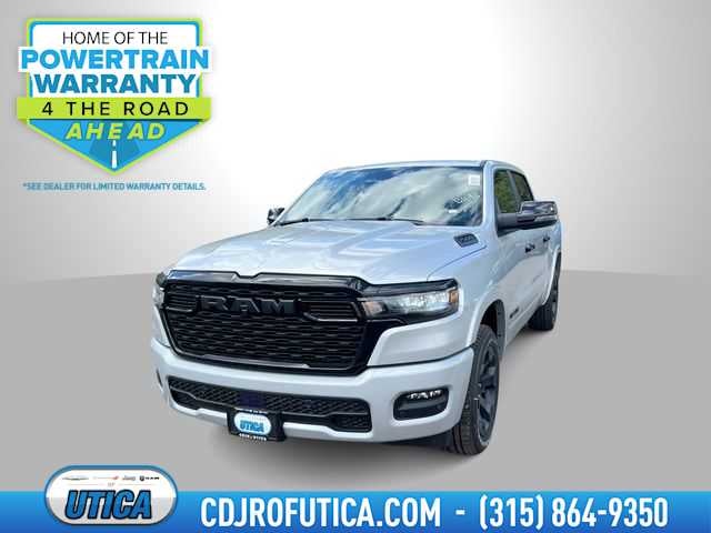 2026 RAM Ram 1500 RAM 1500 BIG HORN CREW CAB 4X4 5'7' BOX in Silver Zynith Exterior Paint — front three-quarter view