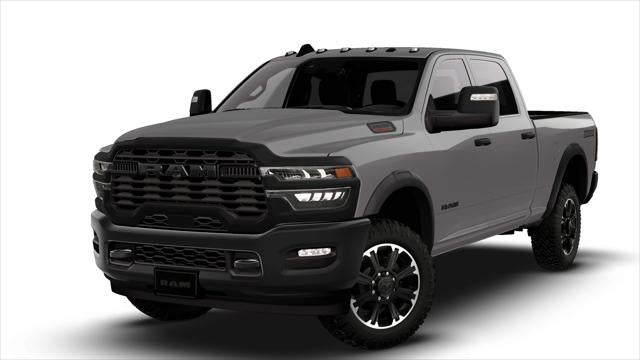 2026 RAM Ram 2500 RAM 2500 WARLOCK CREW CAB 4X4 6'4' BOX in Ceramic Gray Clear-Coat Exterior Paint — front three-quarter view