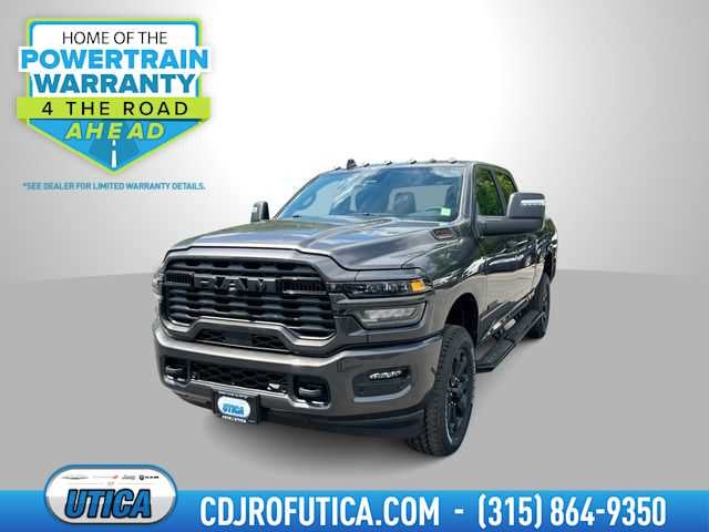 2026 RAM Ram 2500 RAM 2500 BIG HORN CREW CAB 4X4 6'4' BOX in Granite Crystal Metallic Clear-Coat Exterior Paint — front three-quarter view