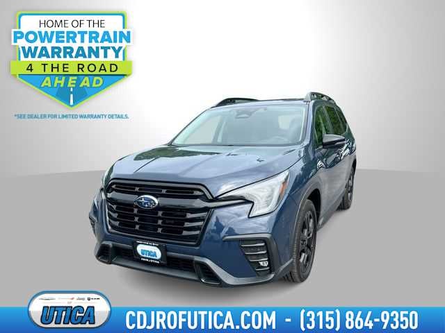 2023 Subaru Ascent Onyx Edition 7-Passenger in Cosmic Blue Pearl — front three-quarter view