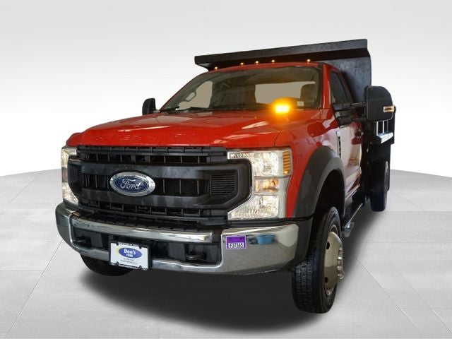2020 Ford F-550SD XL DRW in Race Red — front three-quarter view