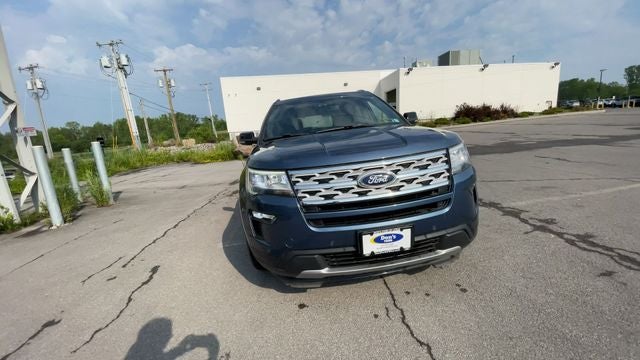 2018 Ford Explorer — rear three-quarter view
