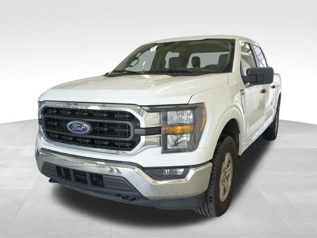 2023 Ford F-150 XLT in White — front three-quarter view