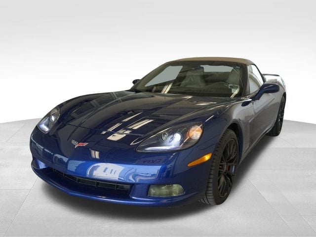 2007 Chevrolet Corvette Base in Lemans Blue Metallic — front three-quarter view