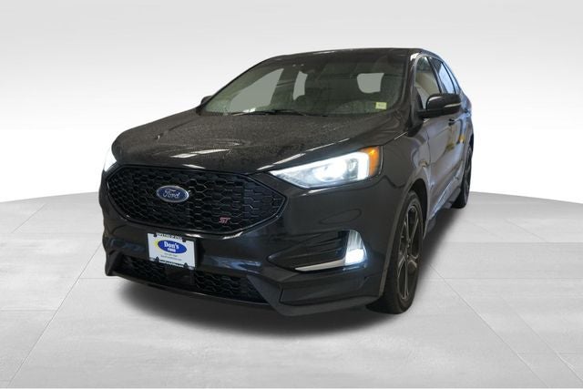 2020 Ford Edge ST in Black — front three-quarter view