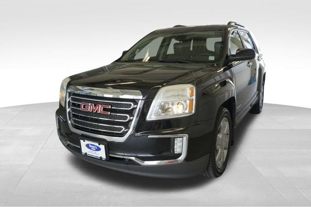 2016 GMC Terrain SLT in Ebony Twilight Metallic — front three-quarter view