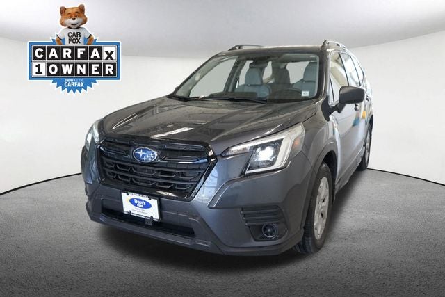 2024 Subaru Forester Base in Magnetite Gray Metallic — front three-quarter view