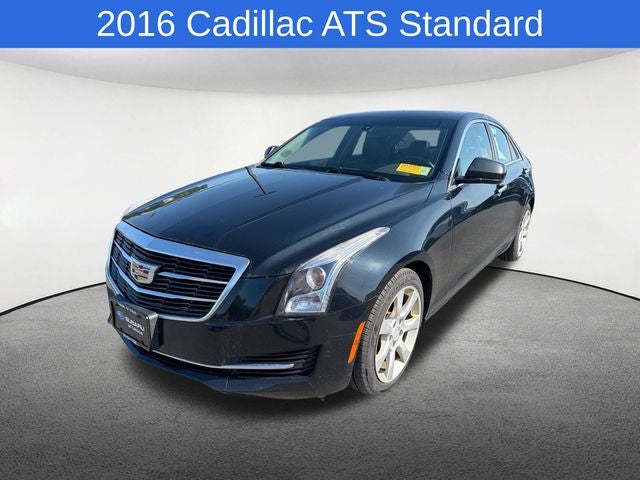 2016 Cadillac ATS 2.0L Turbo in Black Raven — front three-quarter view