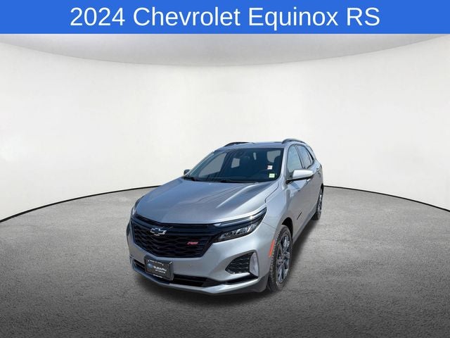 2024 Chevrolet Equinox RS in Sterling Gray Metallic — front three-quarter view