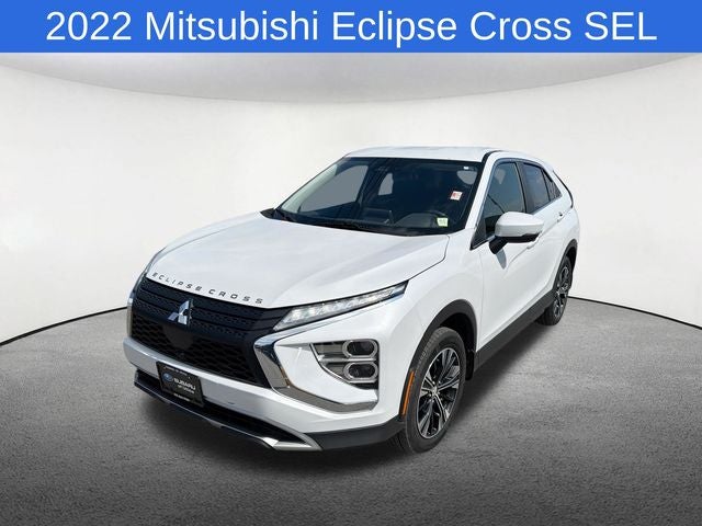 2022 Mitsubishi Eclipse Cross SEL in White Diamond — front three-quarter view